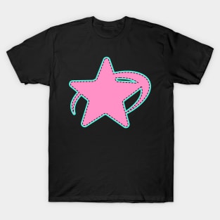 Stars Embroidery Effect T-Shirt